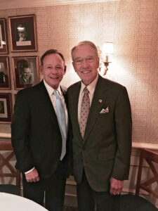 Chris Riedel and Senator Charles Grassley