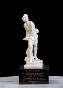 Whistleblower of the year Award: David preparing to fight Goliath